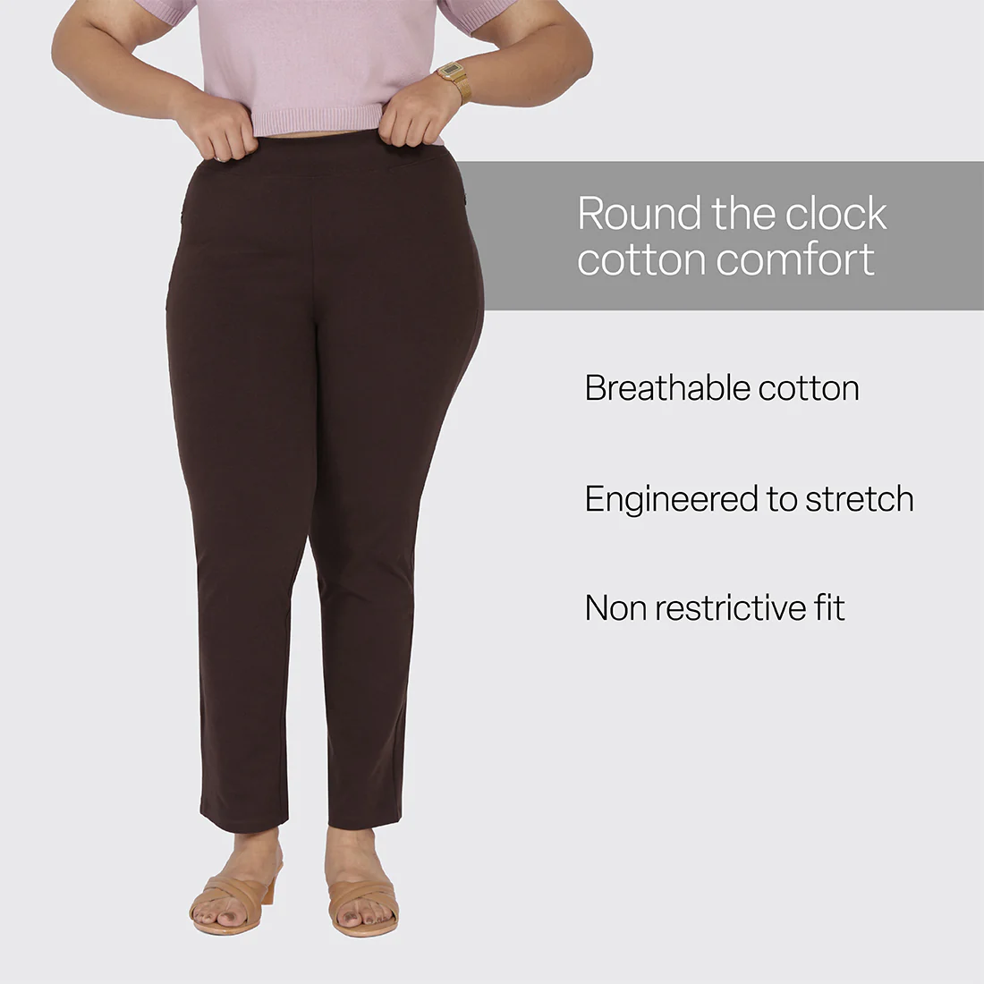 AM:PM Cotton Straight Pants - Image 90