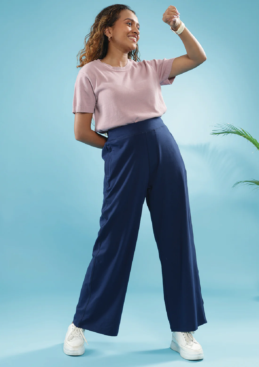 AM:PM Cotton Wide Legged Pants - Image 109