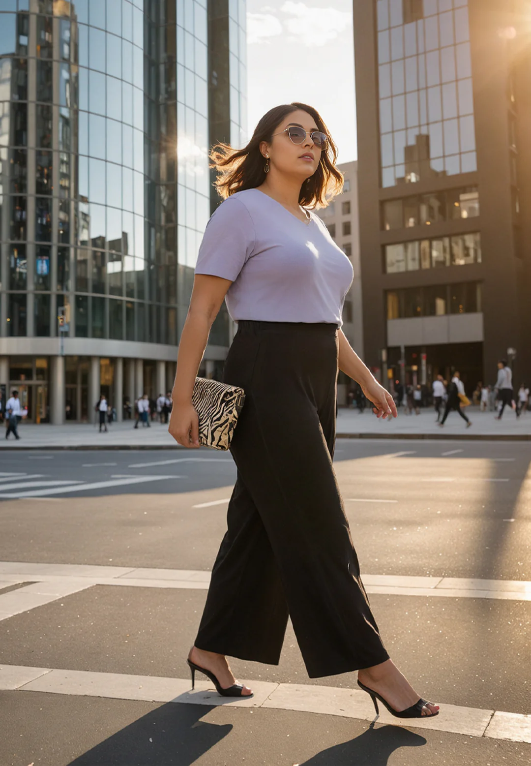 AM:PM Cotton Wide Legged Pants - Image 112