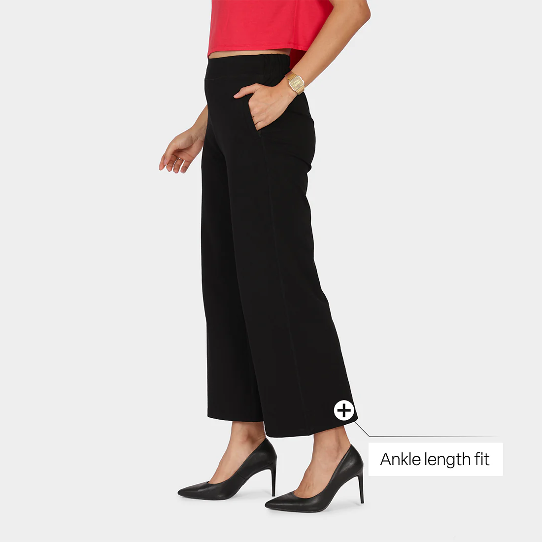 AM:PM Cotton Wide Legged Pants - Image 116