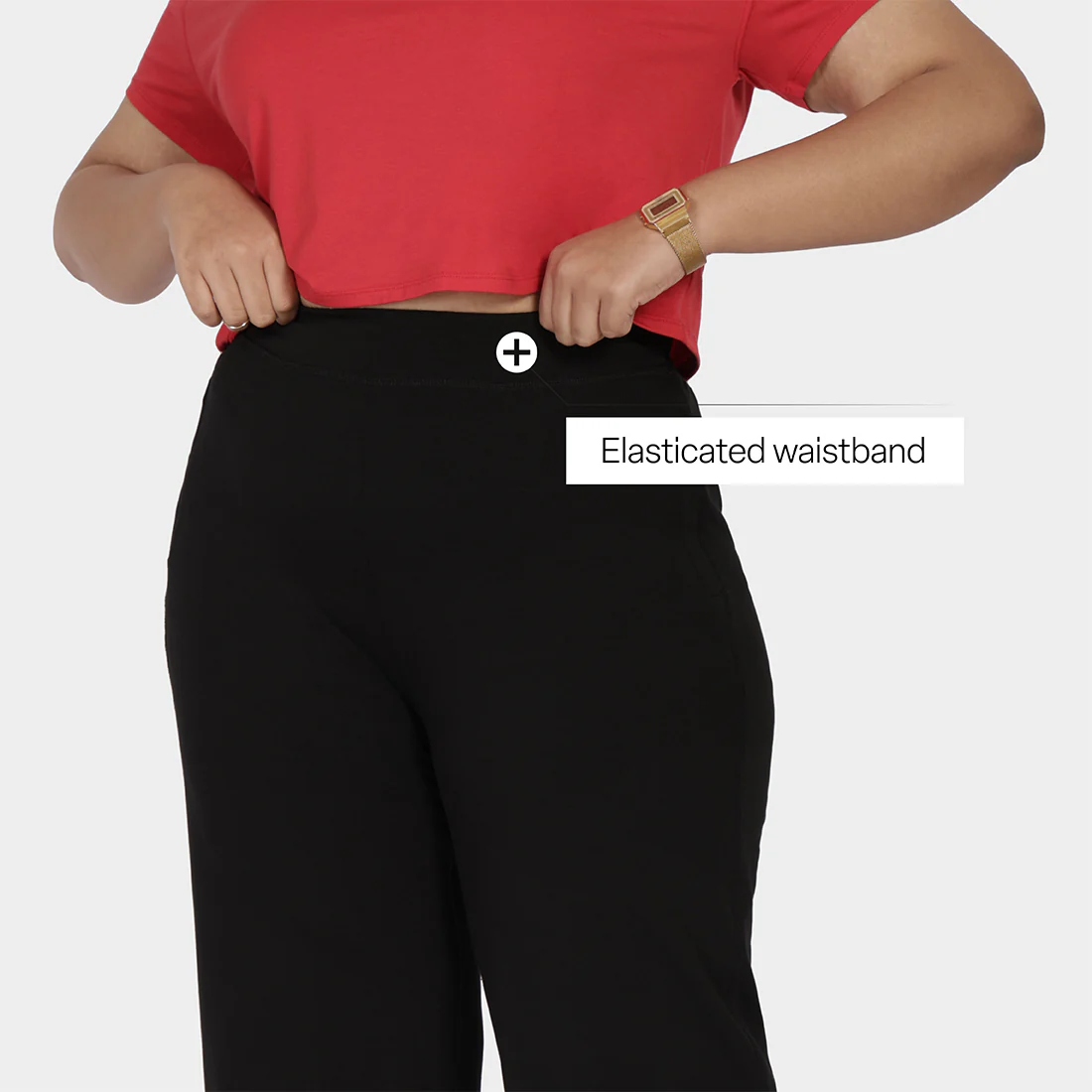 AM:PM Cotton Wide Legged Pants - Image 127