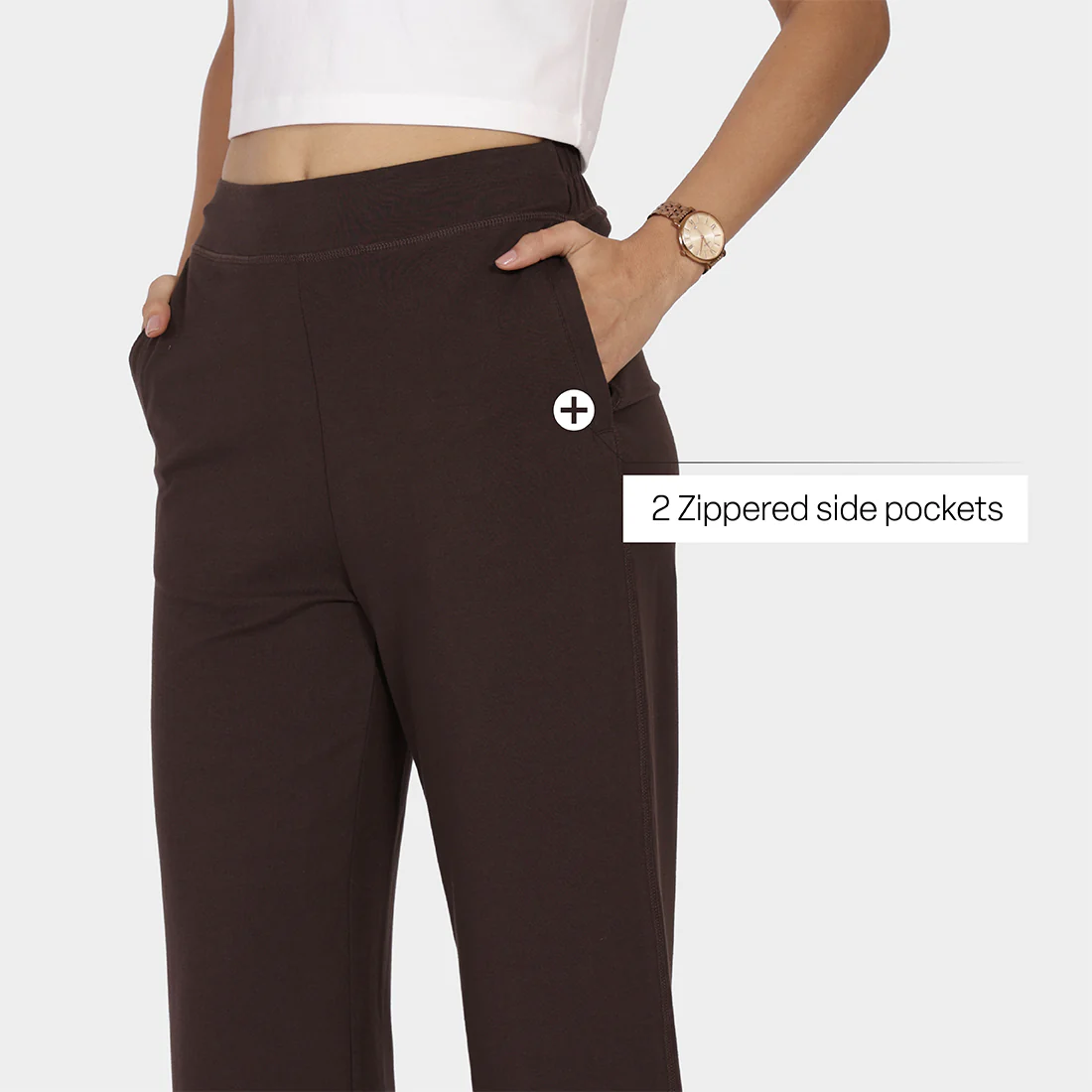 AM:PM Cotton Wide Legged Pants - Image 132