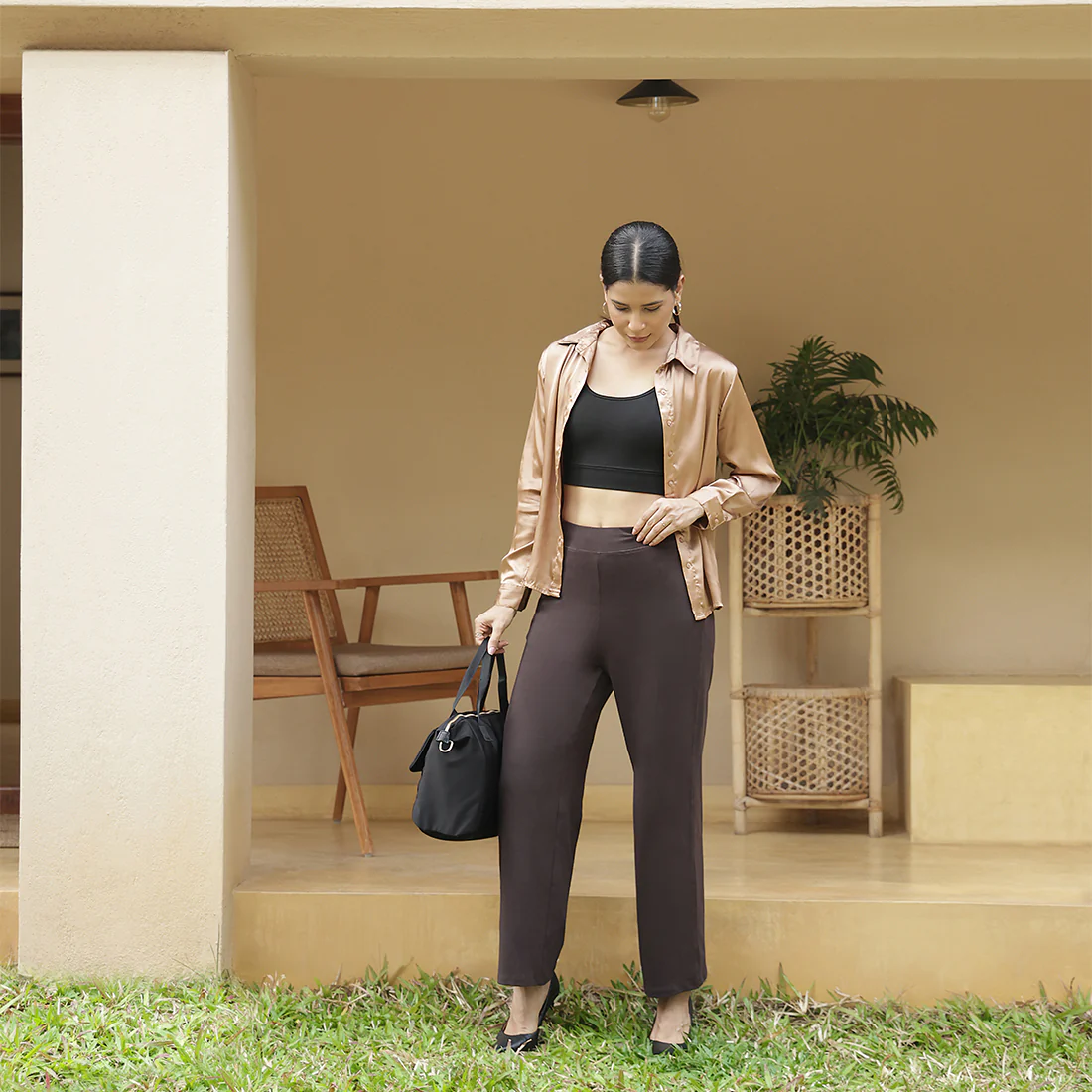 AM:PM Cotton Wide Legged Pants - Image 140