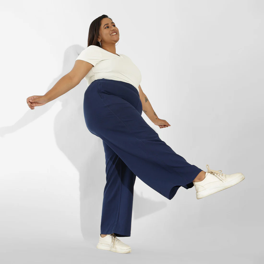AM:PM Cotton Wide Legged Pants - Image 14