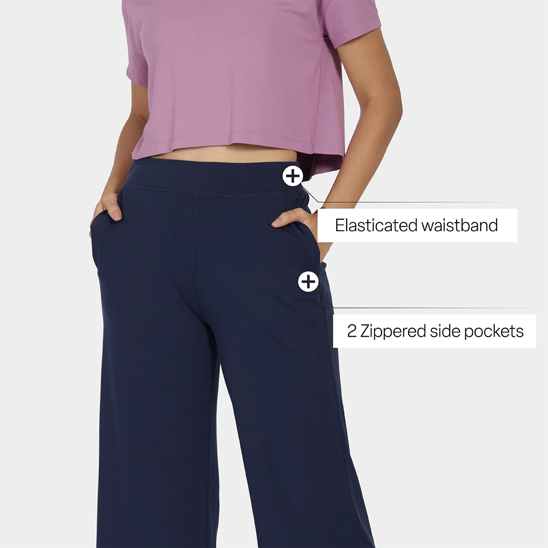AM:PM Cotton Wide Legged Pants - Image 149