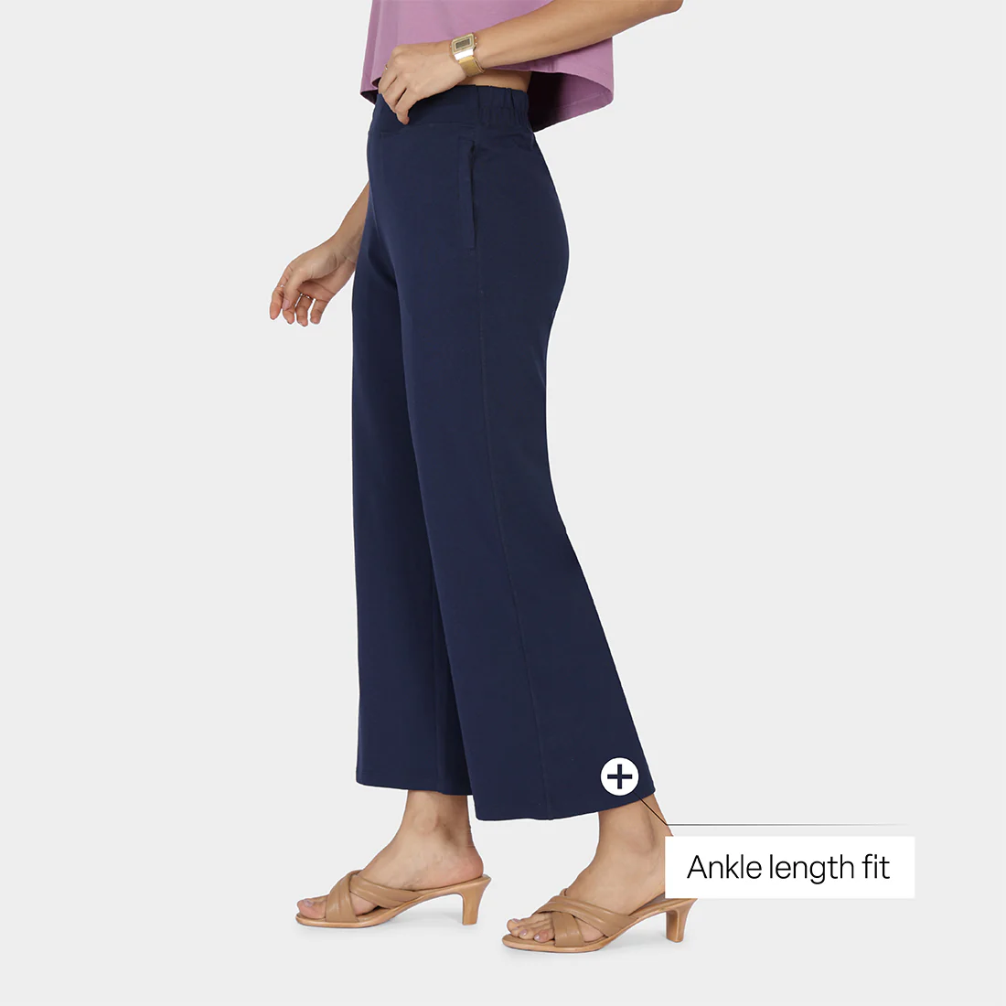 AM:PM Cotton Wide Legged Pants - Image 150