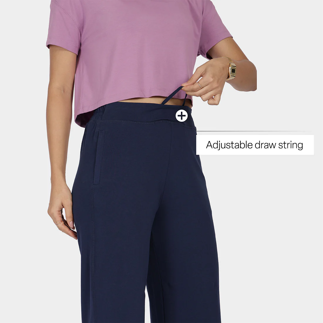 AM:PM Cotton Wide Legged Pants - Image 153