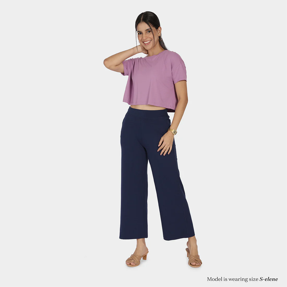 AM:PM Cotton Wide Legged Pants - Image 154