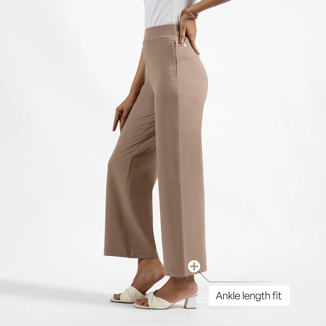 AM:PM Cotton Wide Legged Pants - Image 165