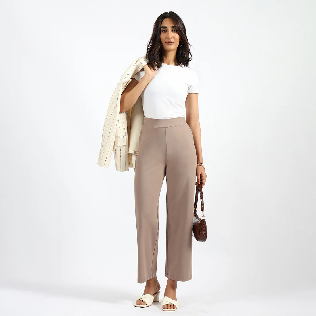 AM:PM Cotton Wide Legged Pants - Image 170