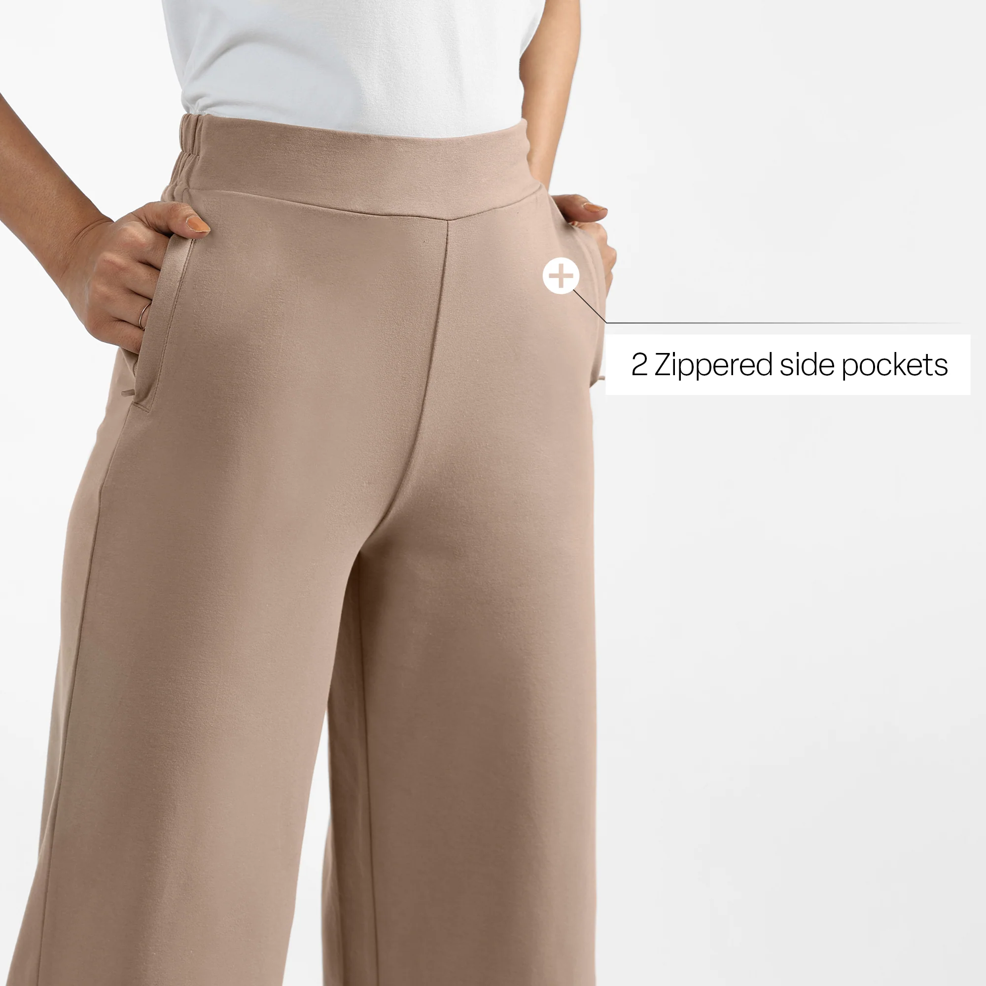 AM:PM Cotton Wide Legged Pants - Image 171