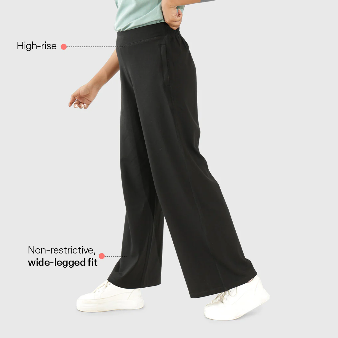 AM:PM Cotton Wide Legged Pants - Image 20