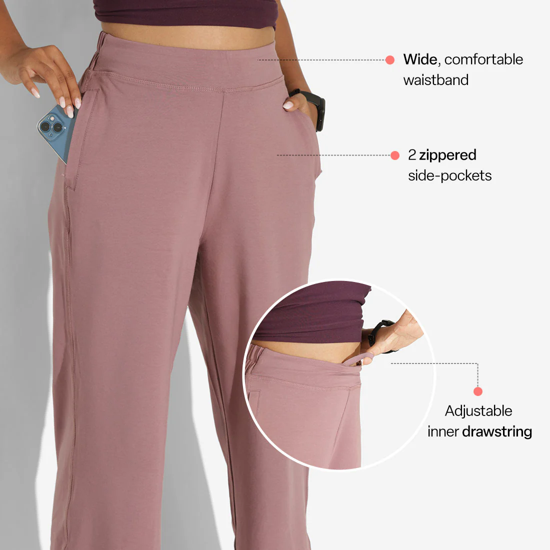 AM:PM Cotton Wide Legged Pants - Image 31