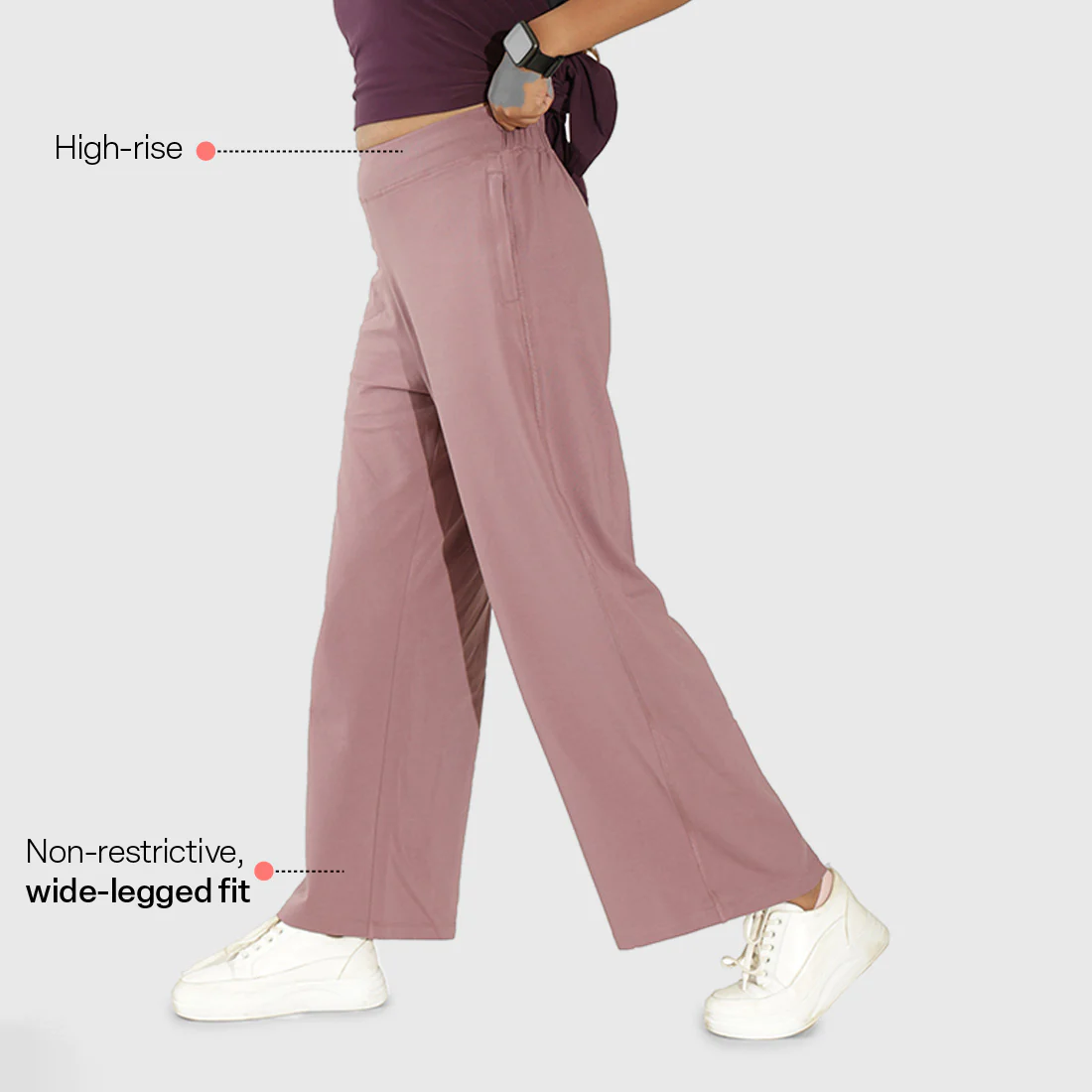AM:PM Cotton Wide Legged Pants - Image 34