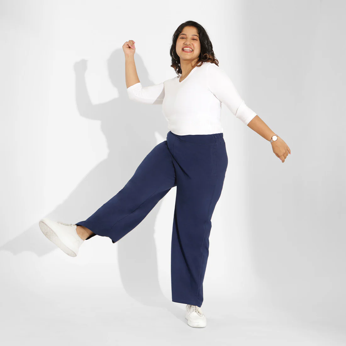 AM:PM Cotton Wide Legged Pants - Image 44
