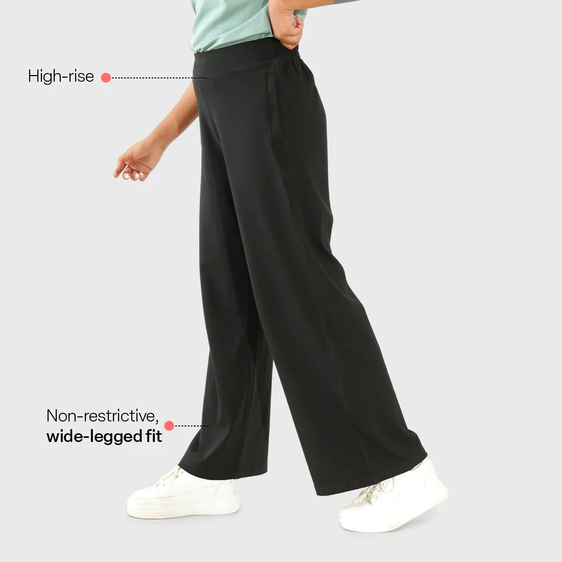 AM:PM Cotton Wide Legged Pants - Image 51