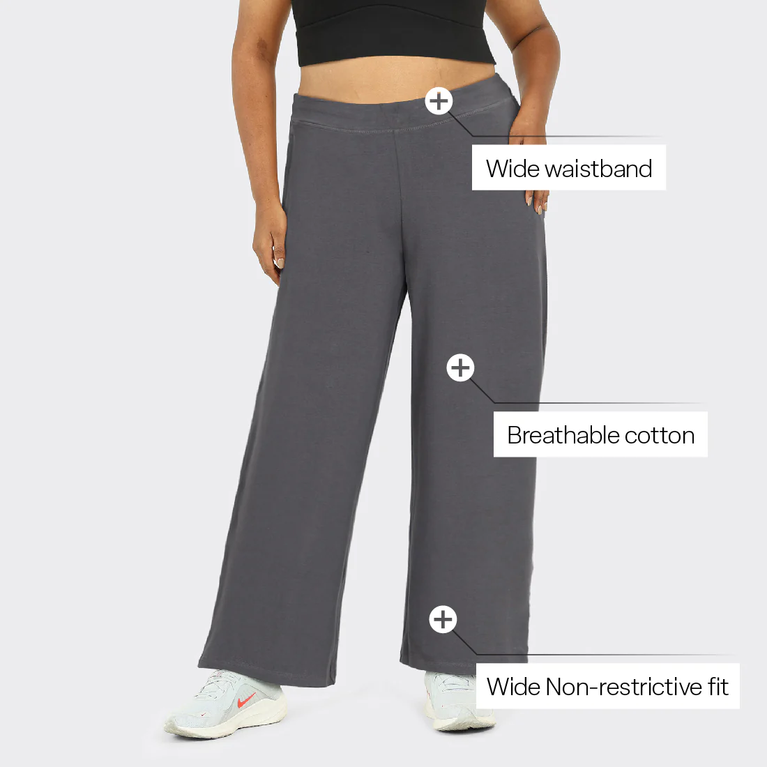 AM:PM Cotton Wide Legged Pants - Image 89