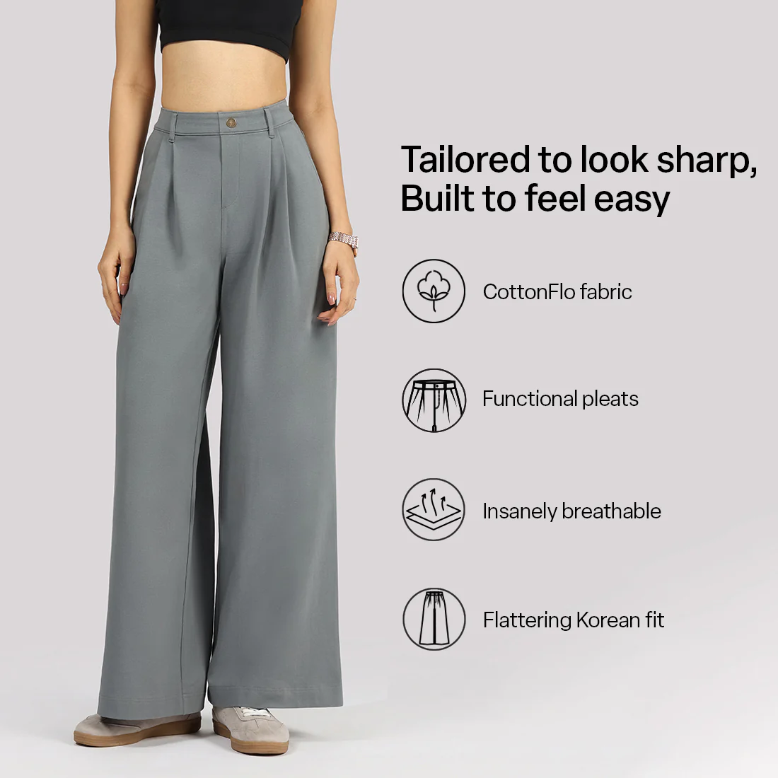 AM:PM Korean Cotton Pants - Image 58