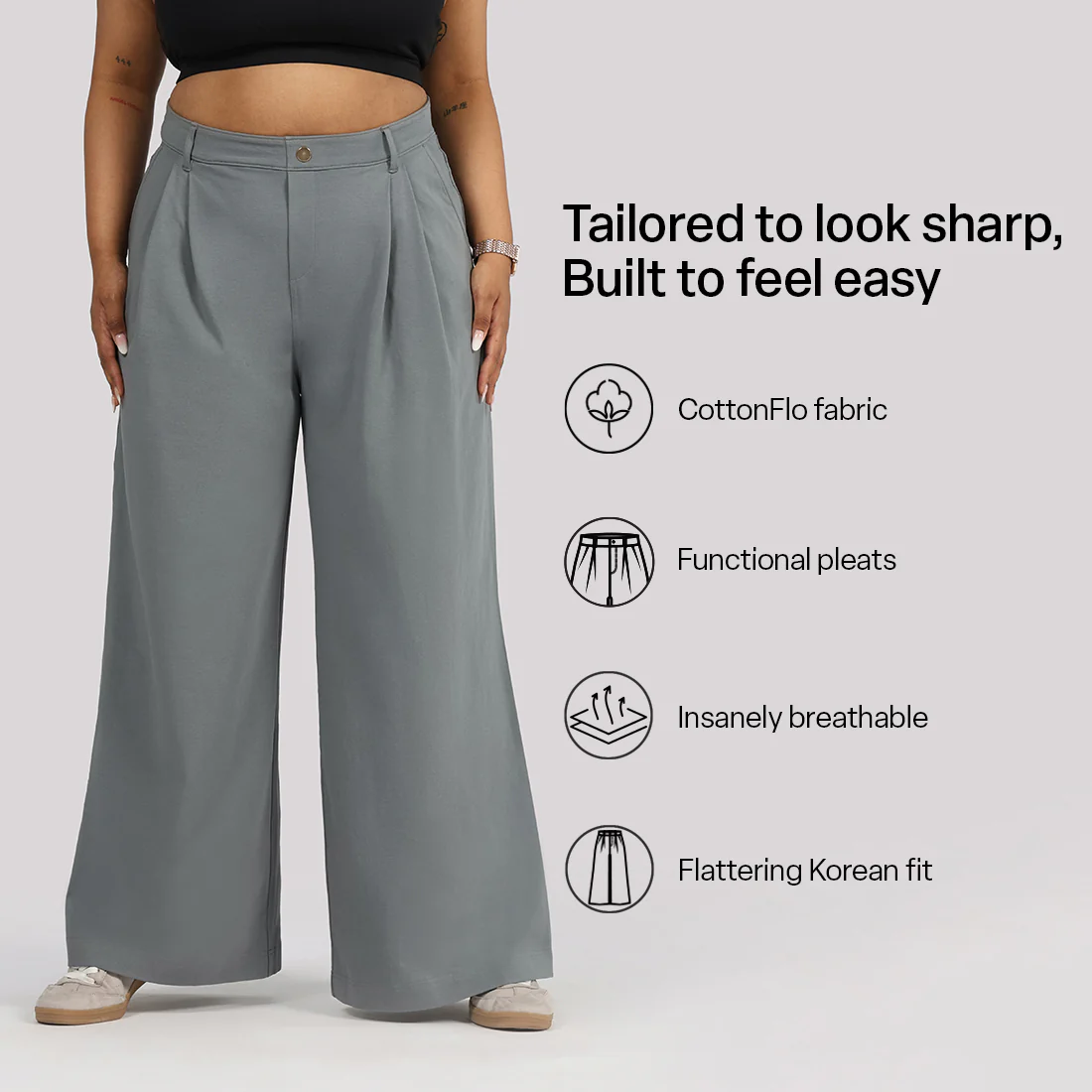 AM:PM Korean Cotton Pants - Image 83