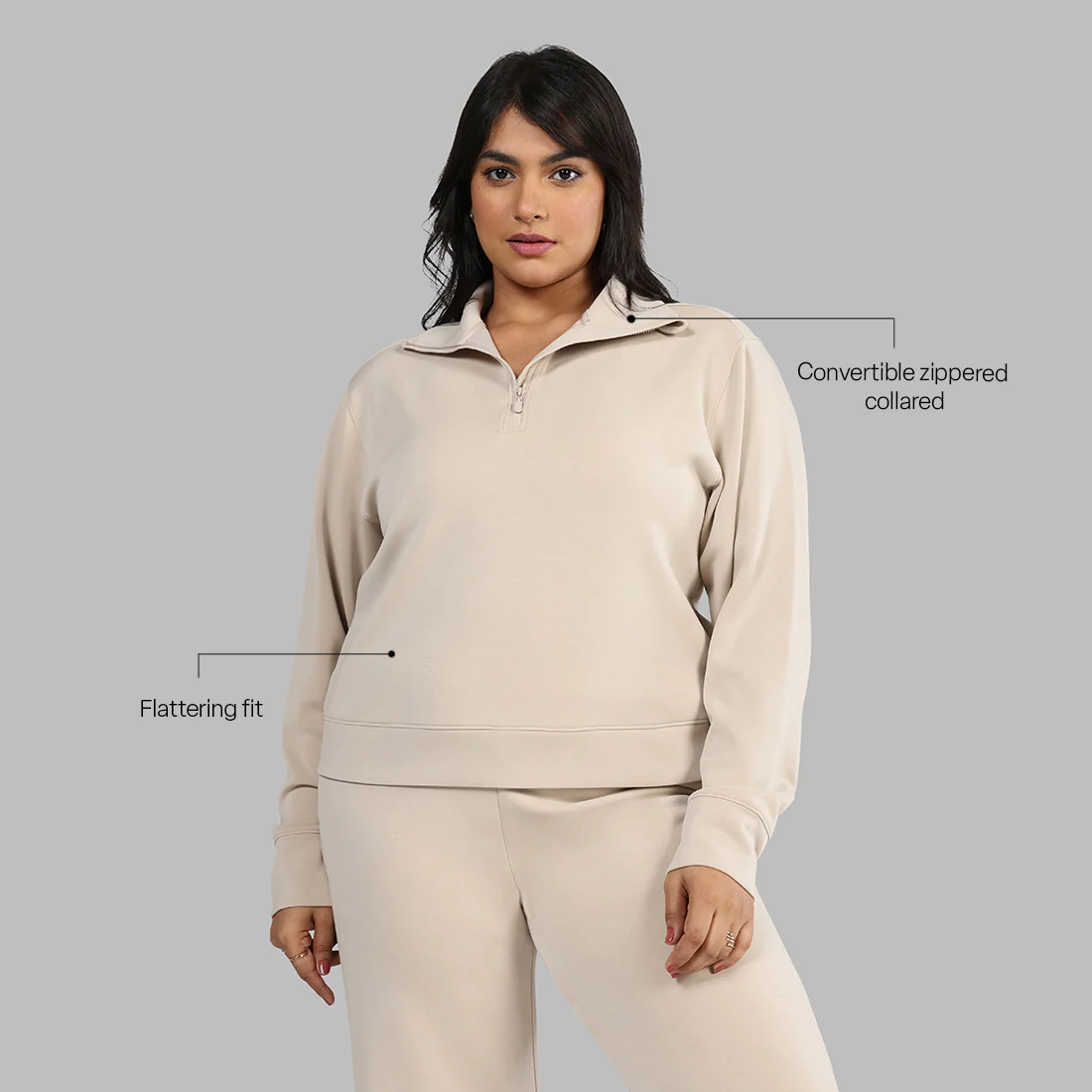 BareButter™ Pullover With Zipper - Image 102