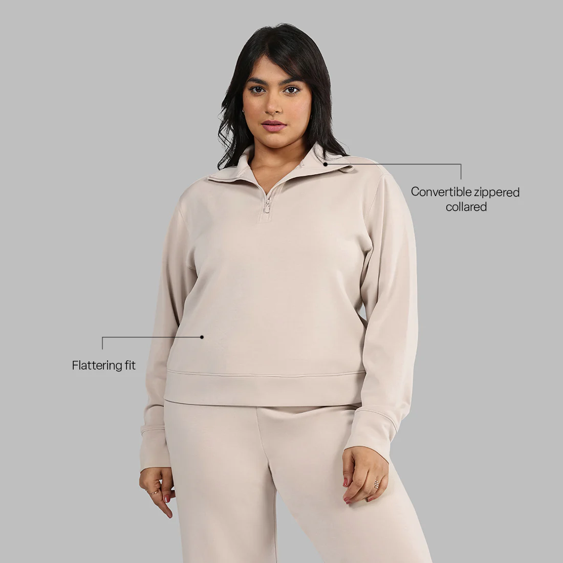BareButter™ Pullover With Zipper - Image 105
