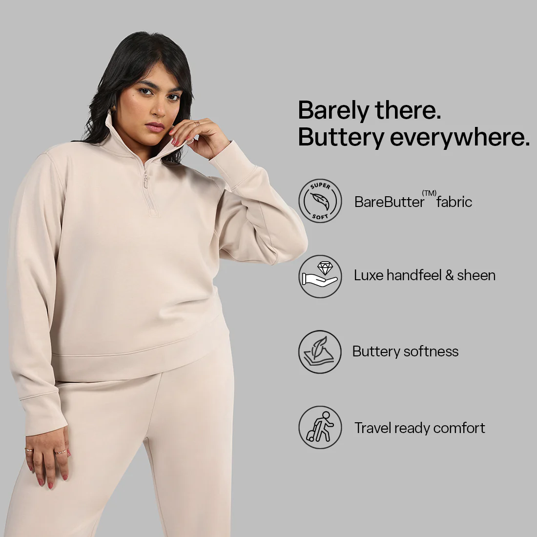 BareButter™ Pullover With Zipper - Image 108