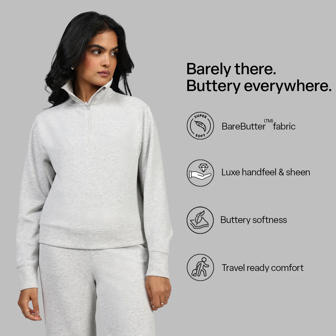 BareButter™ Pullover With Zipper - Image 120