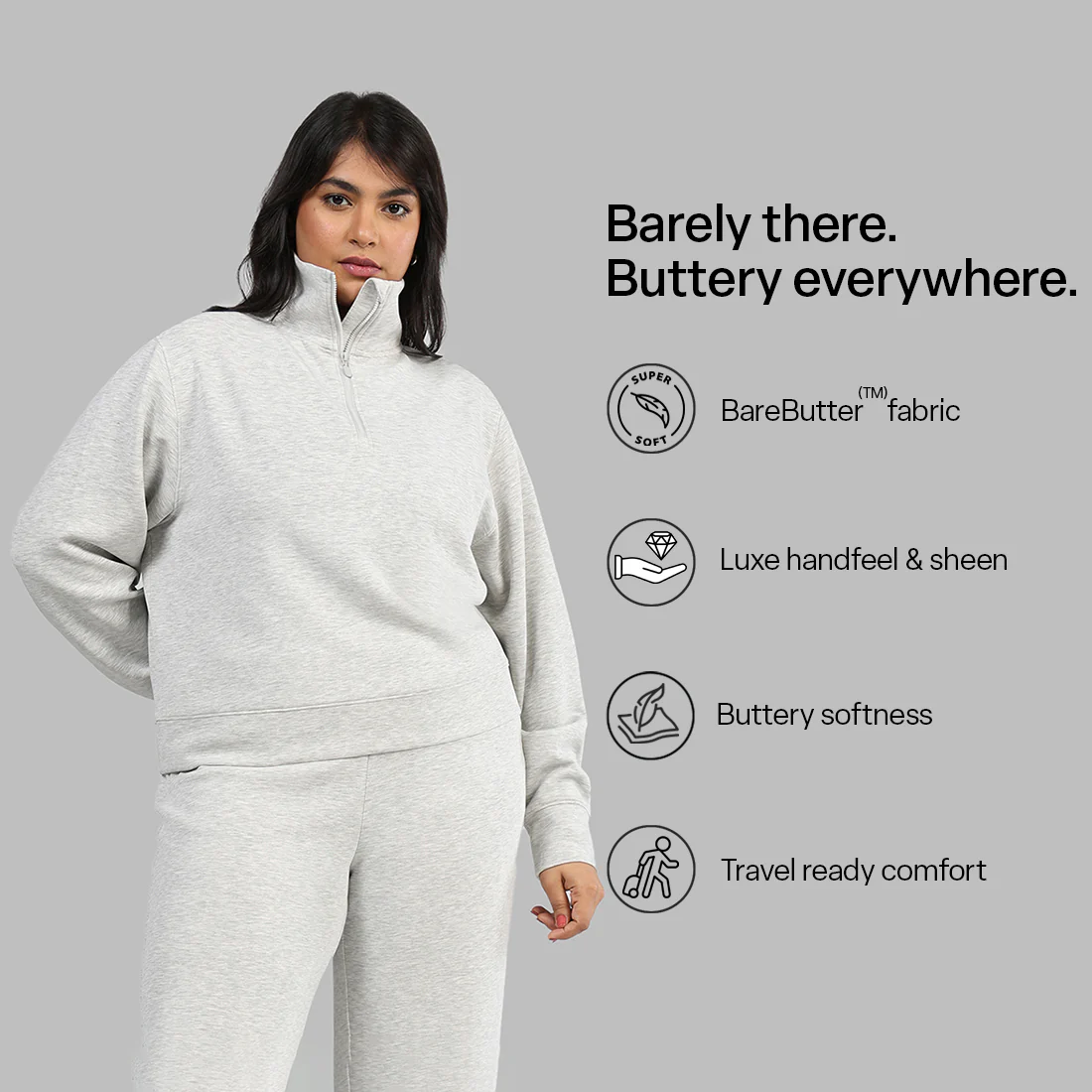 BareButter™ Pullover With Zipper - Image 134
