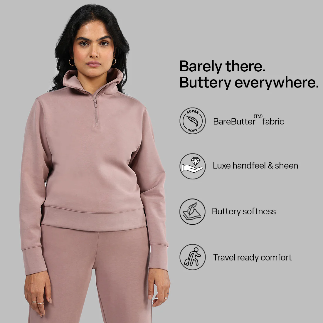 BareButter™ Pullover With Zipper - Image 149