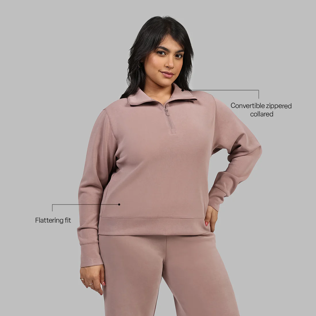 BareButter™ Pullover With Zipper - Image 164