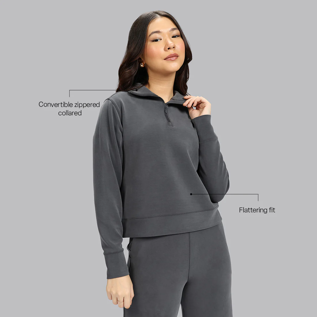 BareButter™ Pullover With Zipper - Image 17