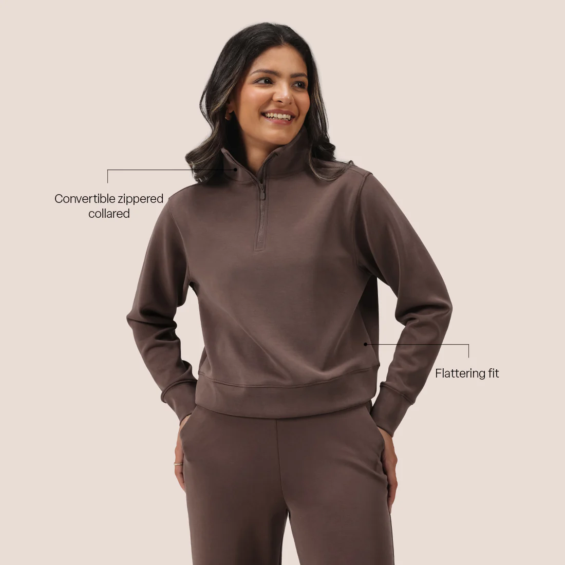 BareButter™ Pullover With Zipper - Image 192
