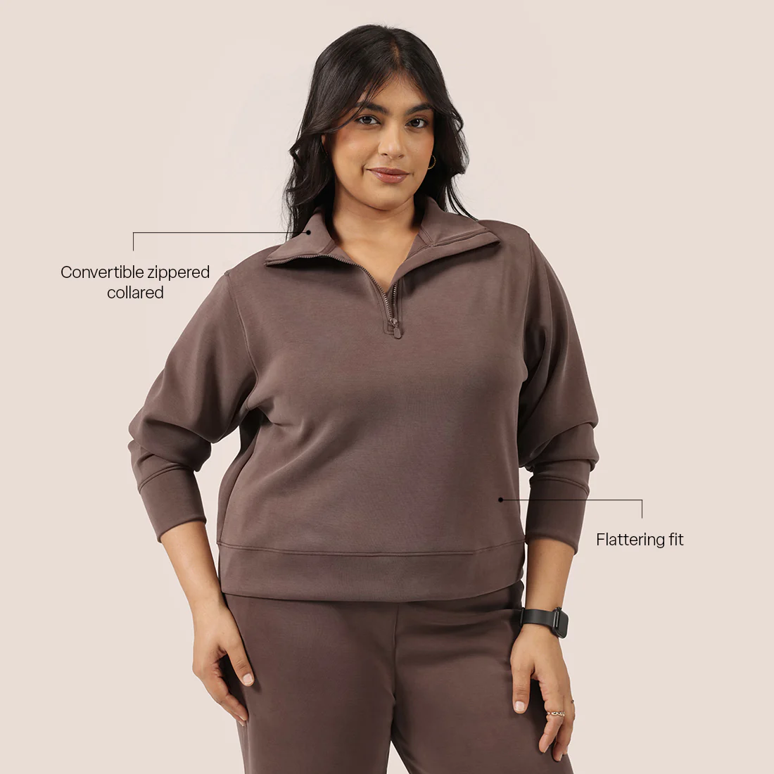 BareButter™ Pullover With Zipper - Image 202
