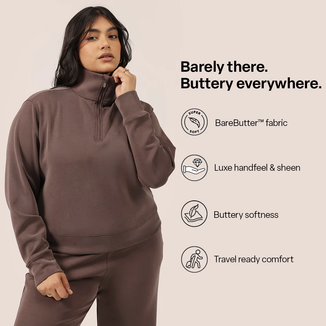 BareButter™ Pullover With Zipper - Image 204