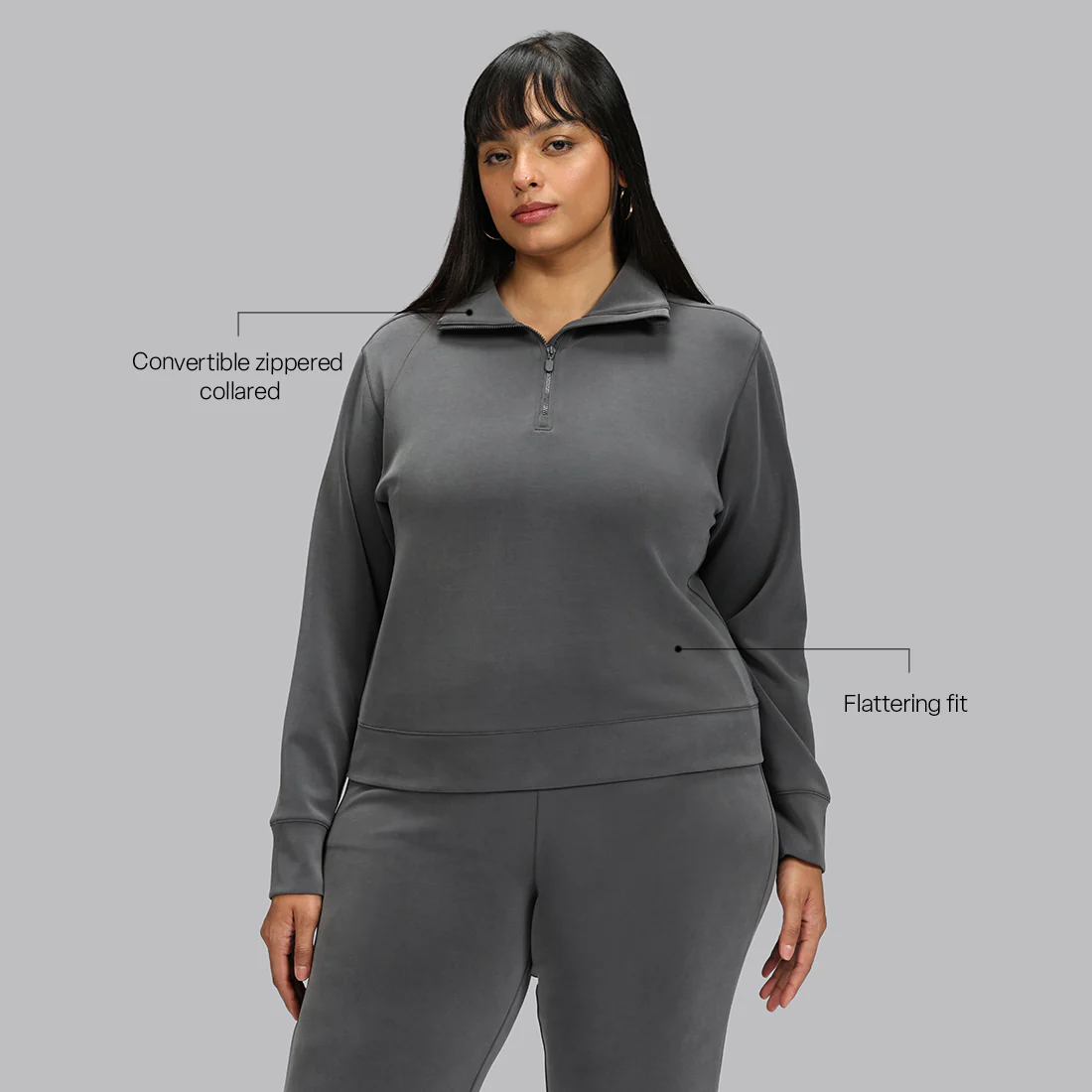 BareButter™ Pullover With Zipper - Image 29