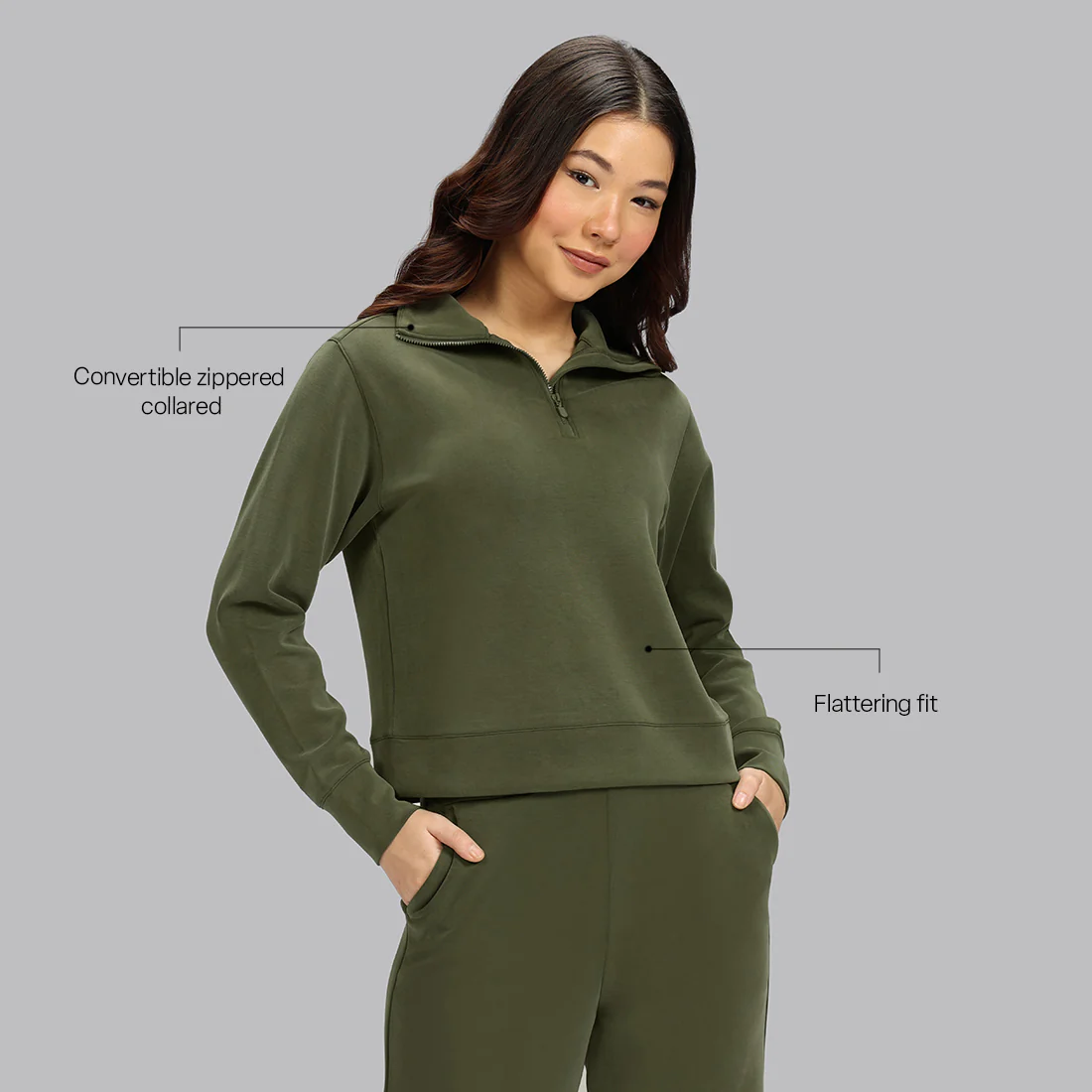 BareButter™ Pullover With Zipper - Image 37
