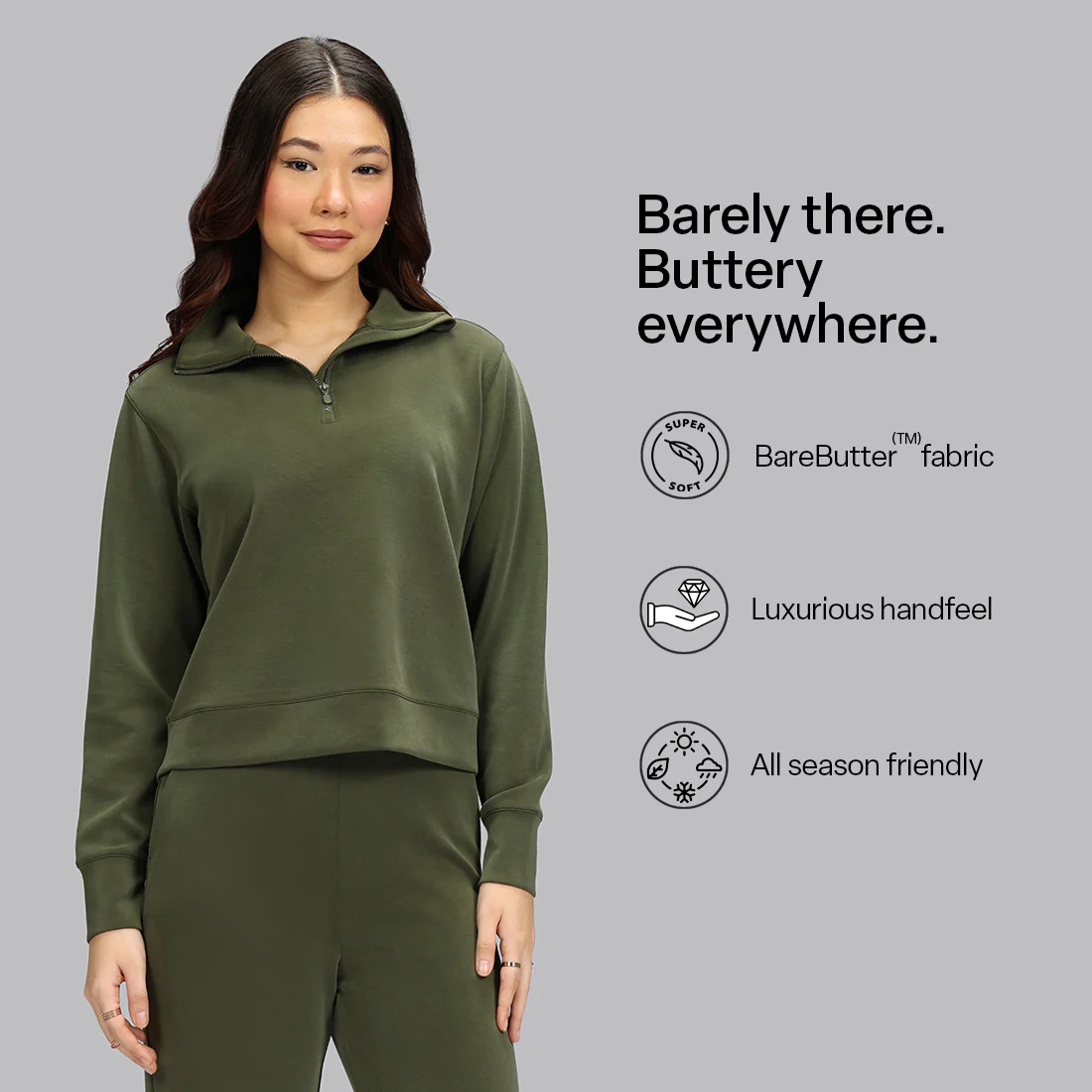 BareButter™ Pullover With Zipper - Image 45
