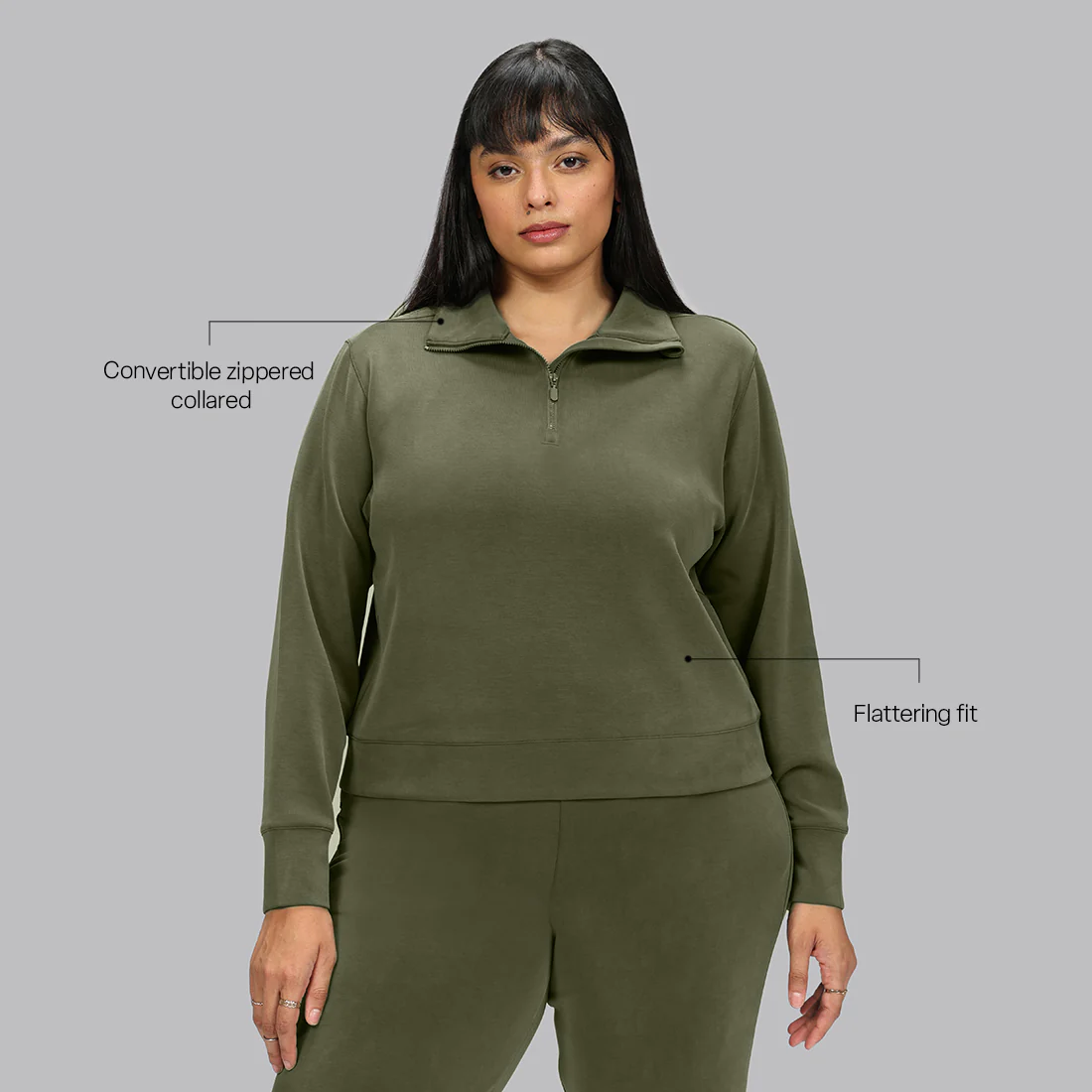 BareButter™ Pullover With Zipper - Image 54