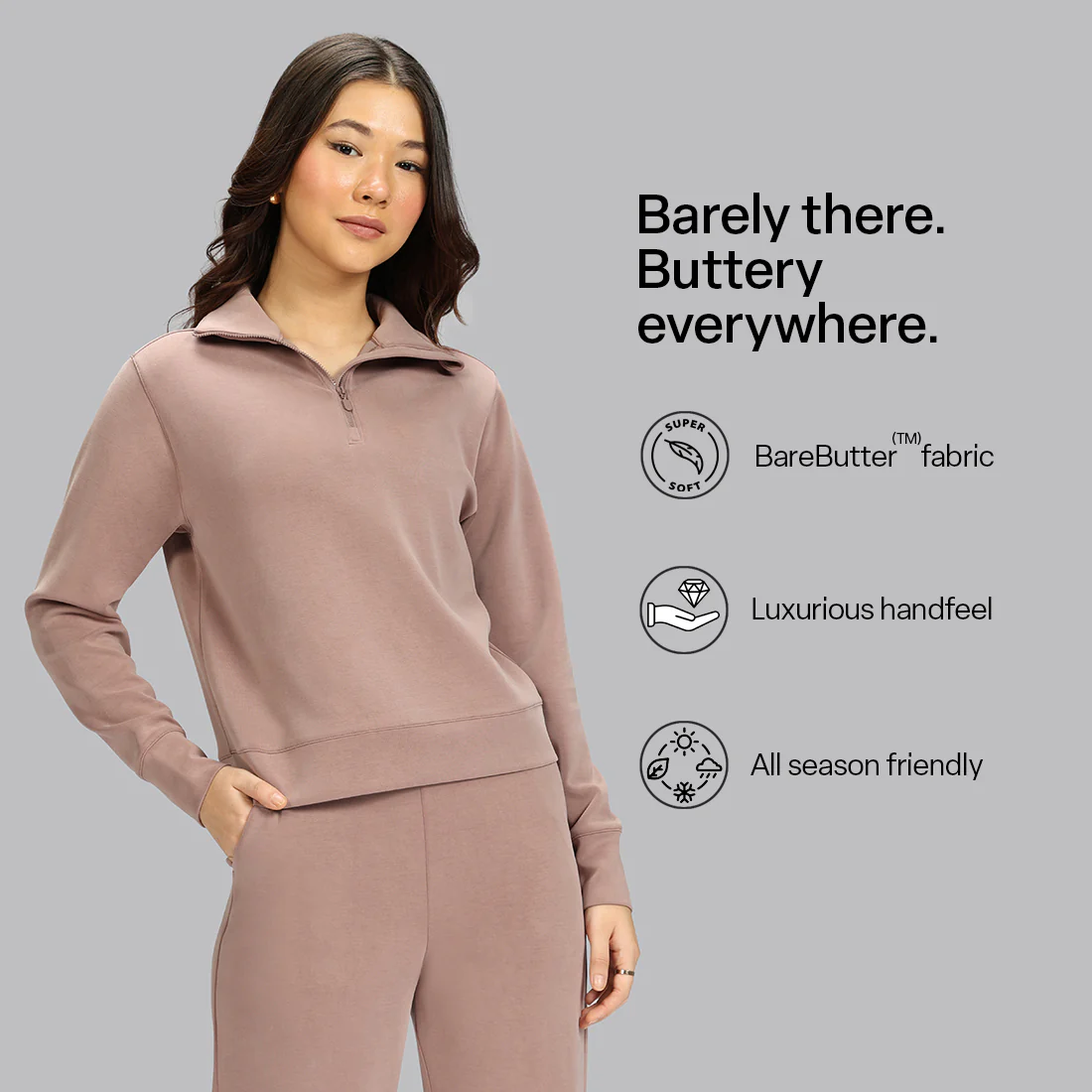 BareButter™ Pullover With Zipper - Image 70