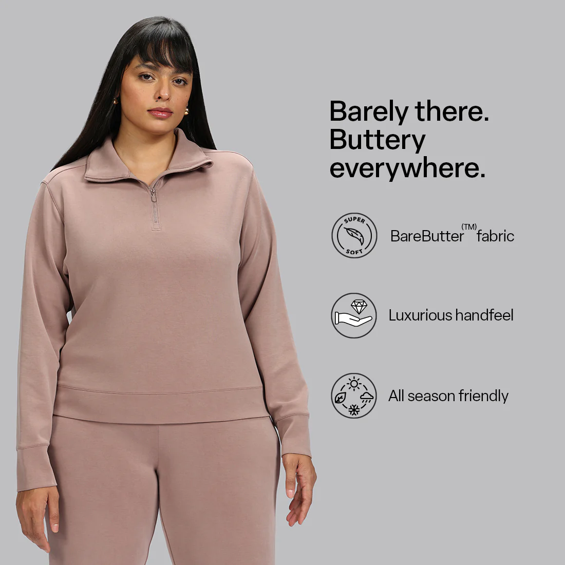 BareButter™ Pullover With Zipper - Image 82