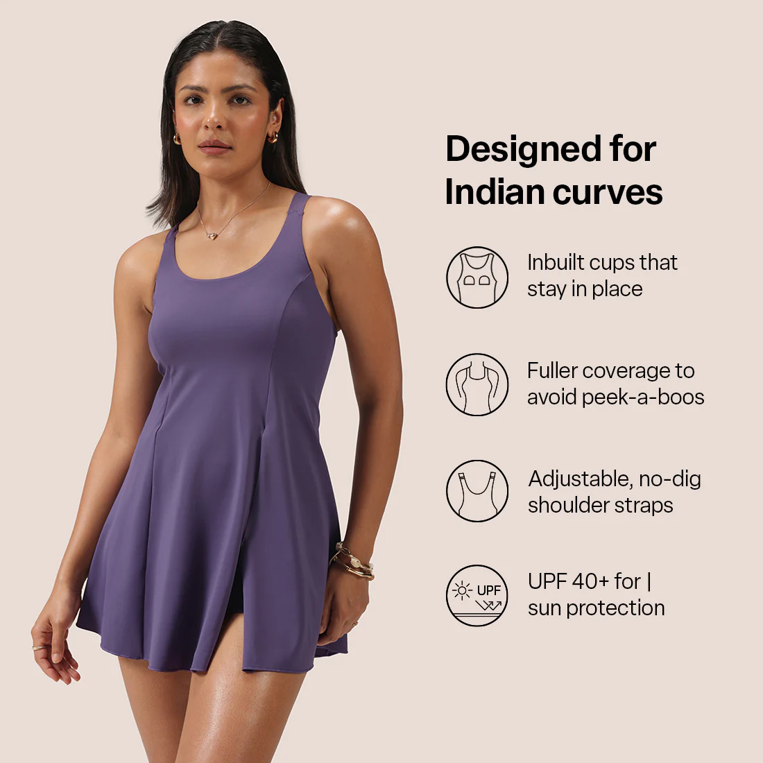 Bliss Swim Dress - Racerback - Image 113