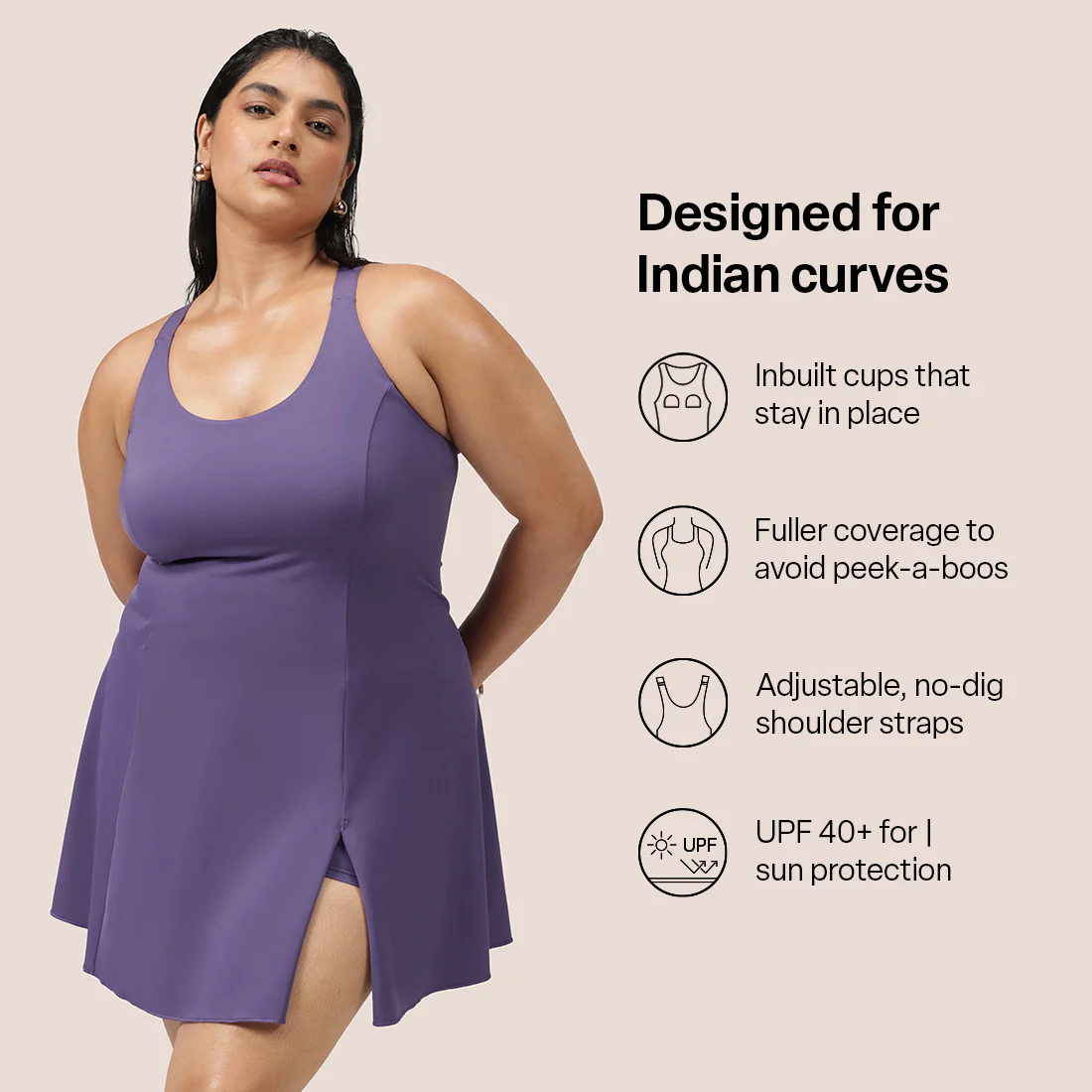 Bliss Swim Dress - Racerback - Image 121