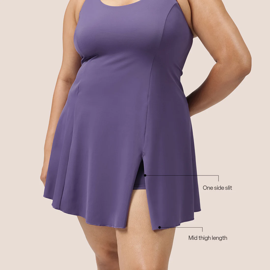 Bliss Swim Dress - Racerback - Image 123
