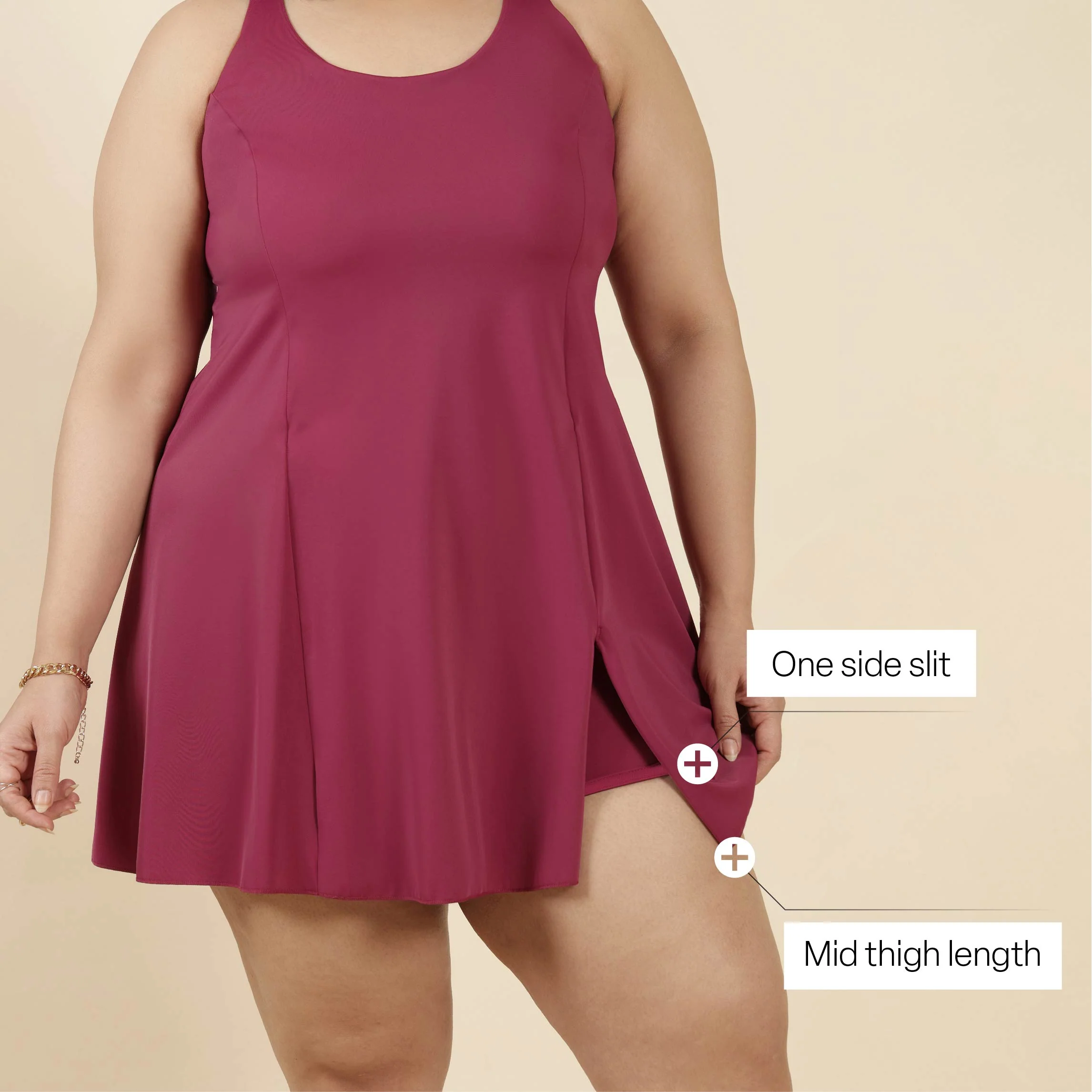 Bliss Swim Dress - Racerback - Image 44