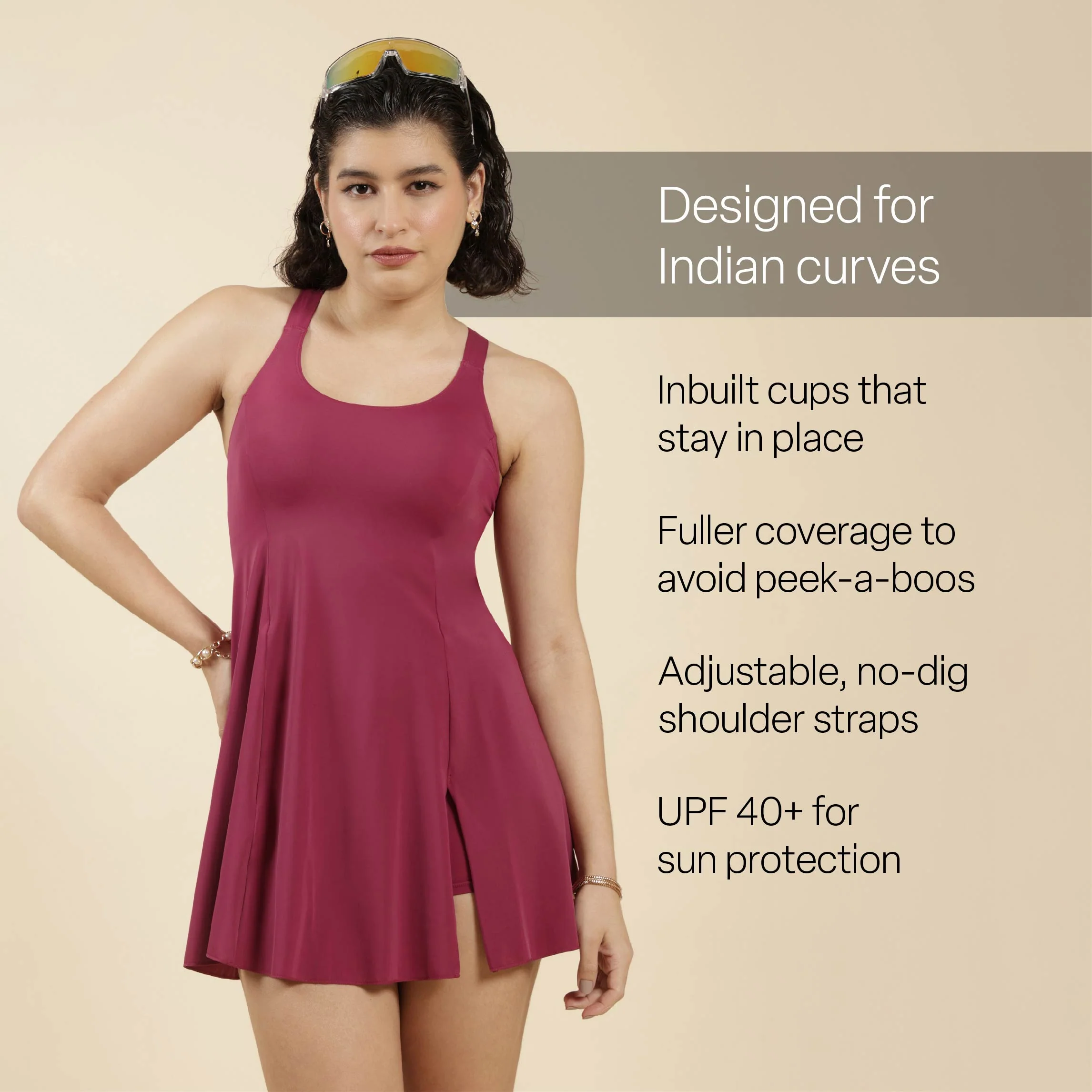 Bliss Swim Dress - Racerback - Image 46