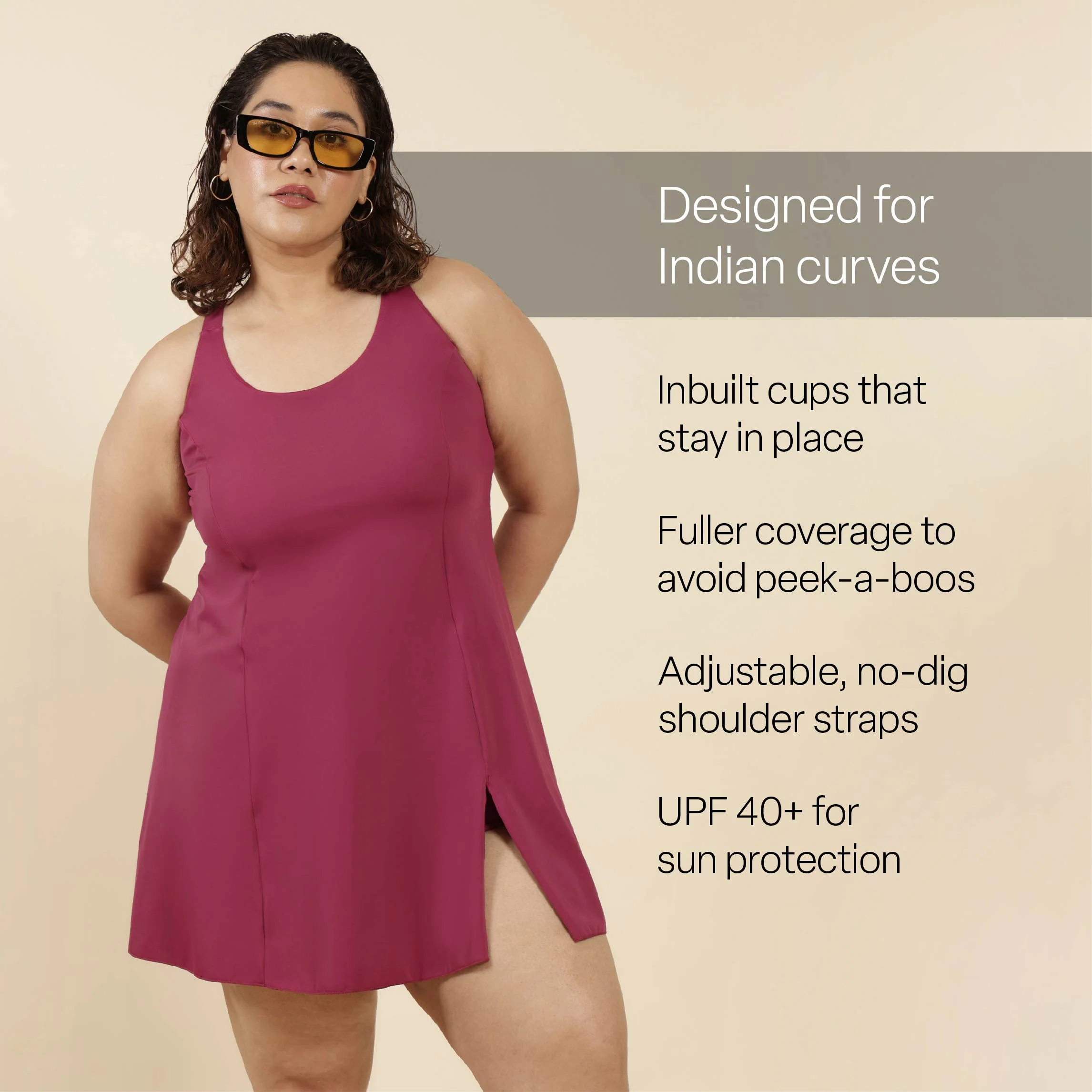Bliss Swim Dress - Racerback - Image 48
