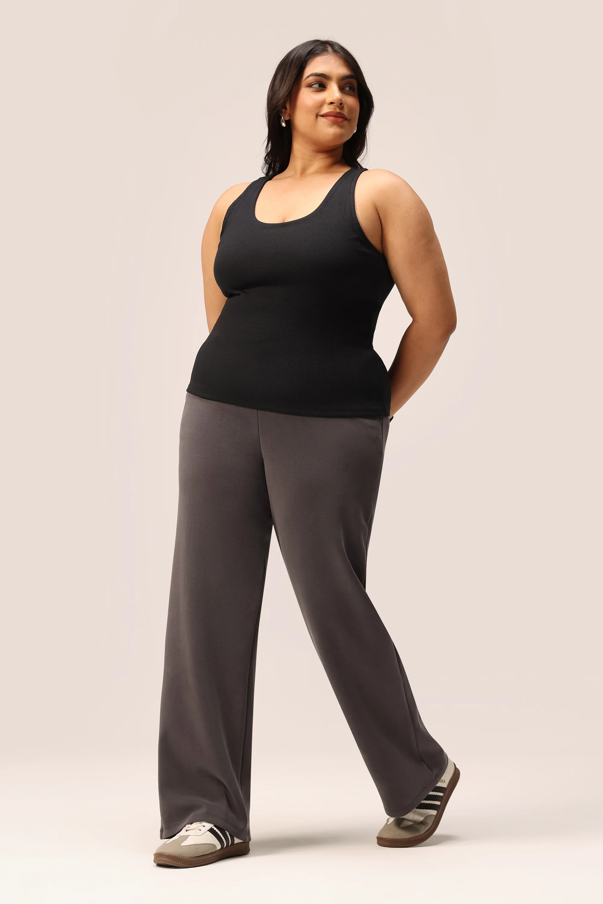 Blissentials Round Neck Built In Bra Top - Image 12