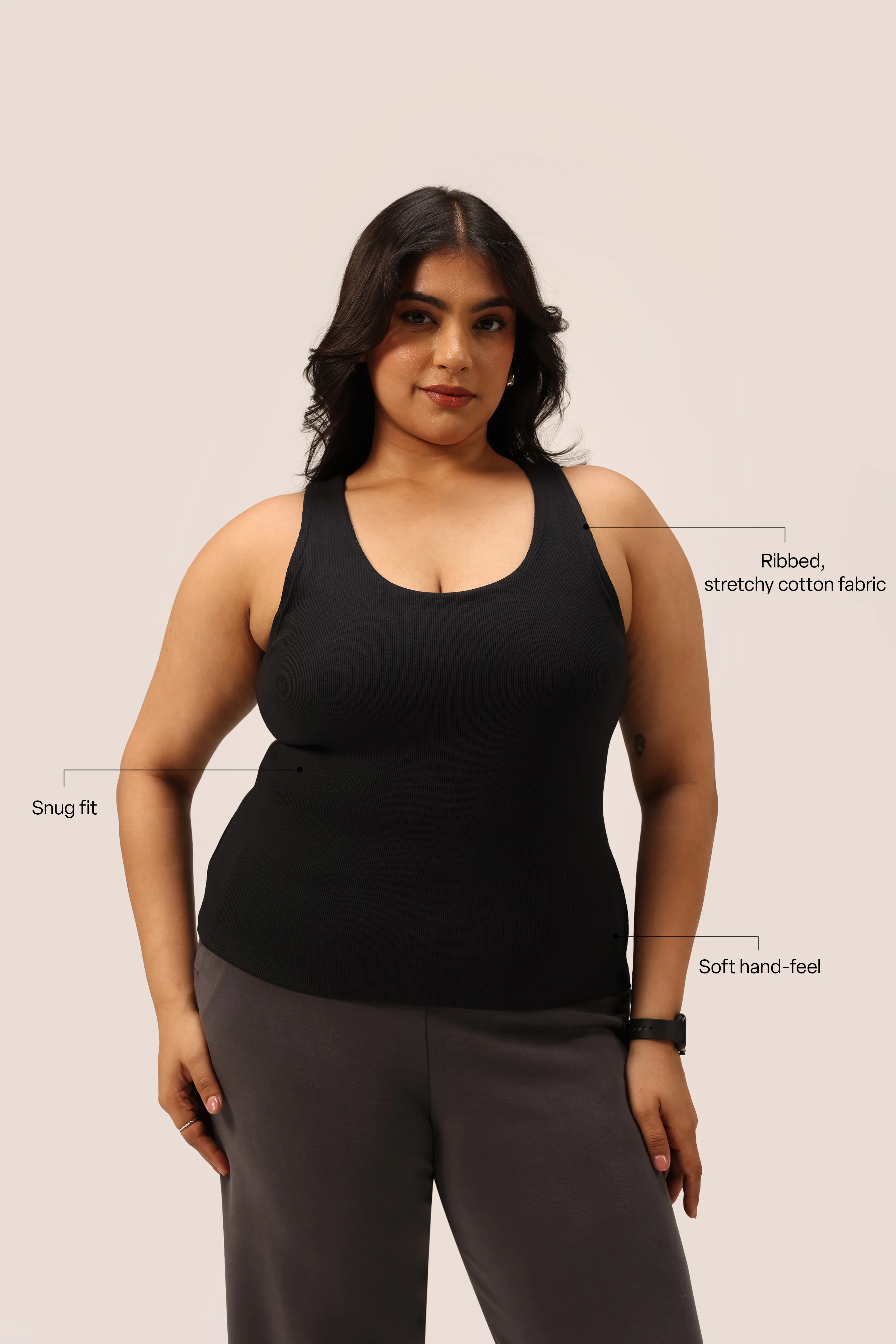 Blissentials Round Neck Built In Bra Top - Image 15