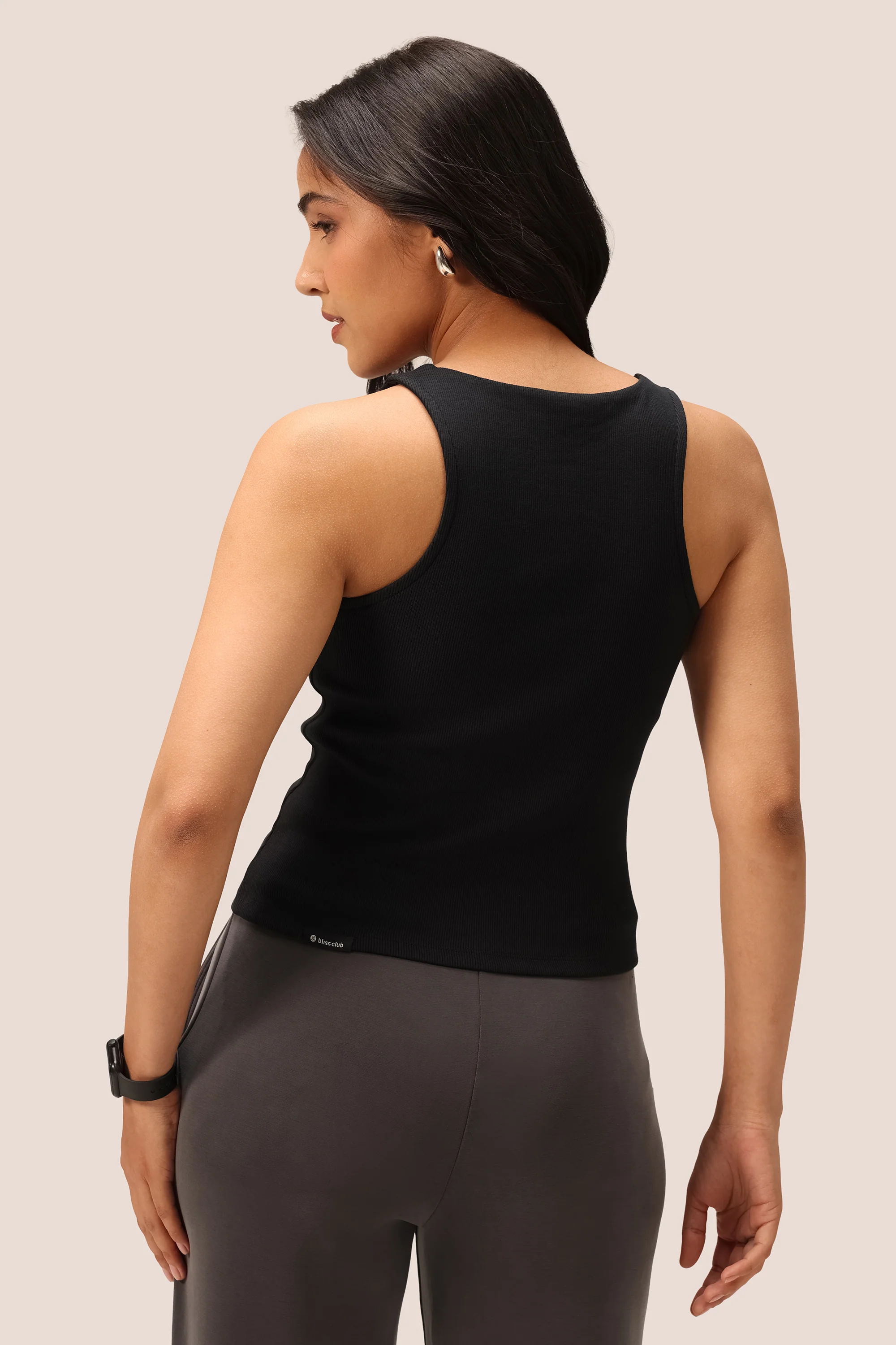 Blissentials Round Neck Built In Bra Top - Image 5