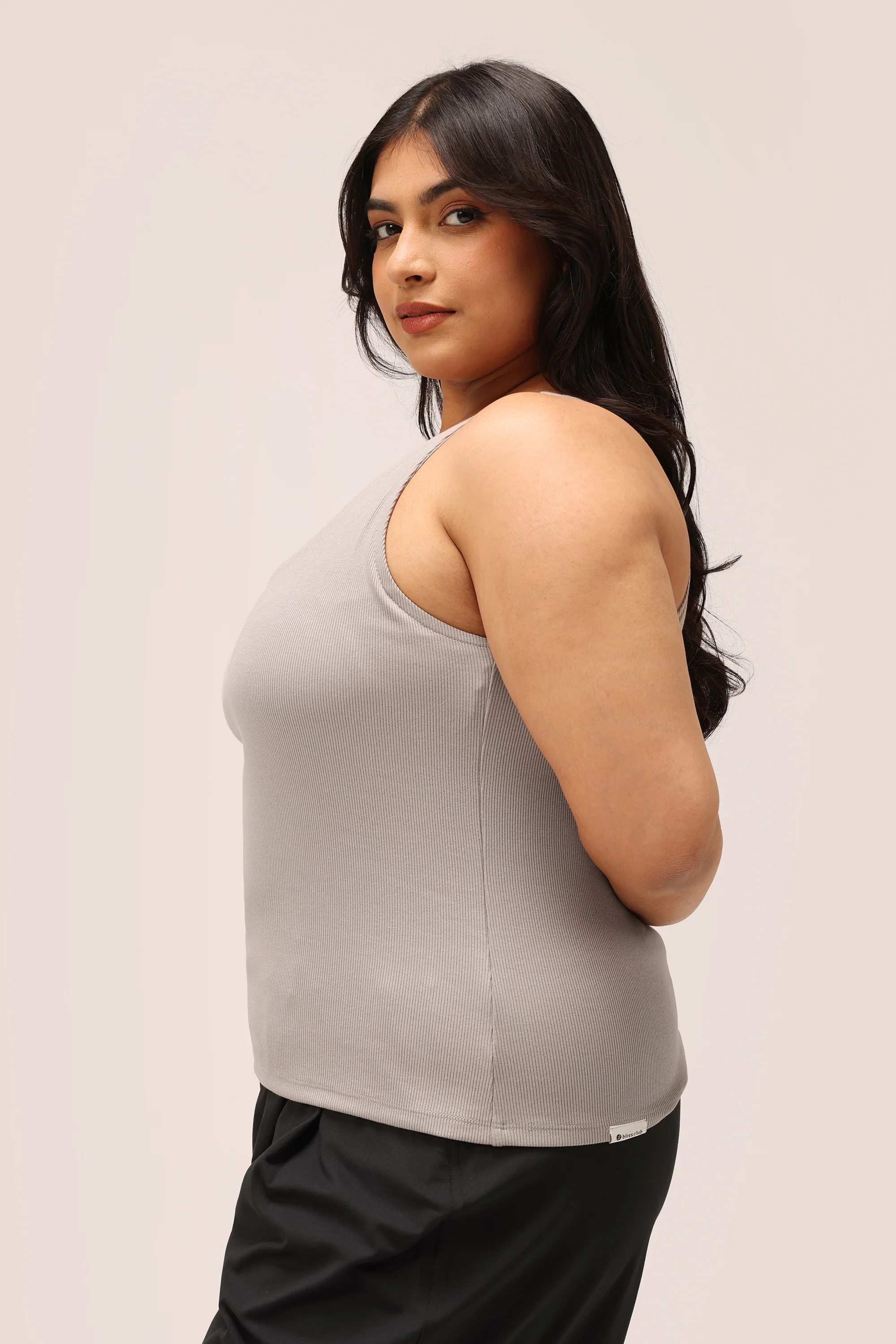 Blissentials Round Neck Built In Bra Top - Image 55